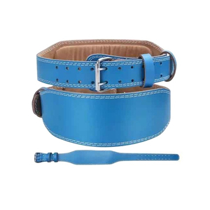 เข็มขัดยกน้ำหนัก11มม. เข็มขัดยกน้ำหนักยกหนังสำหรับฝึก - Product Image 1