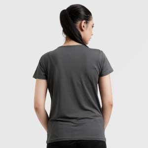 Minimalistic Summer <b>Top</b> Dark Grey Knitted Fabric Lightweight Breathable Size XS XXS Oversized Fit Loose Logo Diamonds Letter - Product Image 2