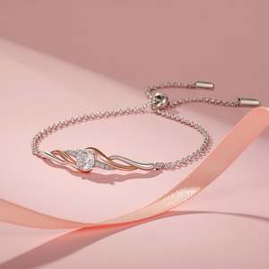 สร้อยข้อมือแฟชั่น Jeulia Classic Amore Wave - Product Image 6