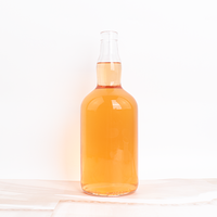 Premium Bespoke 1000ml Extra Flint Clear Alcohol Rum Gin Vodka Whisky Whisky Bouteille en verre avec bouchon LGG-427