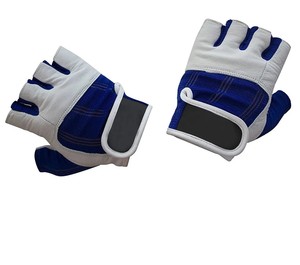 ถุงมือออกกำลังกายสำหรับเล่นกีฬากลางแจ้งถุงมือเล่นฟิตเนสหนังวัสดุออกแบบโลโก้ได้ตามต้องการ - Product Image 4