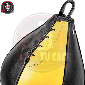 Sac de frappe classique de boxe jaune et noir 2026 en tissu Oxford robuste avec remplissage de sable, couleurs personnalisables, haute qualité - Product Image 5