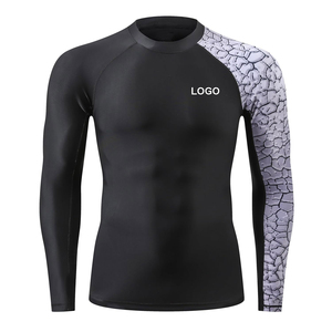 Logo personnalisé Surf Rash Guard pour hommes séchage rapide à manches longues vêtements de sport extensibles pour les sports nautiques et les activités de plein air OEM - Product Image 4