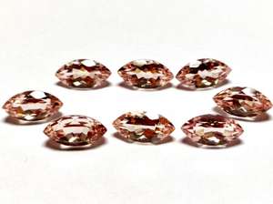 Venta al por mayor Morganite 6X6mm Tamaño Fabricación de joyería Pink Peach Marquise Faceted DIY Morganite de piedras preciosas naturales sueltas para la venta - Product Image 4