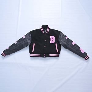 Windproof Custom Zeta phi beta Wholesale blank breathable <b>vintage</b> high quality unisex winter causal single button <b>varsity</b> <b>jacket</b> - Product Image 3