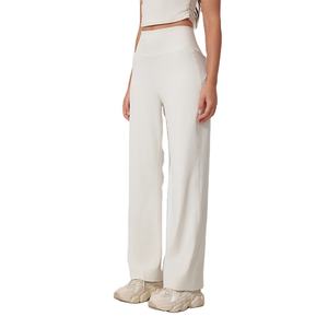 Pantalon à jambes larges, taille haute, pour la course à pied et le yoga, pantalon de sport respirant à séchage rapide pour femmes, pantalon à jambes larges - Product Image 2