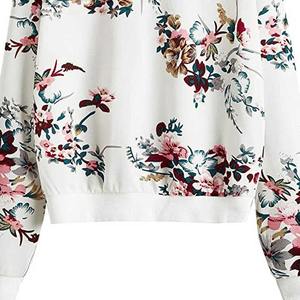 Sudadera de Mujer Personalizada OEM, Nueva Sudadera de Algodón y Poliéster Estampada de Manga Larga para Mujer, Sudadera para Niñas - Product Image 6