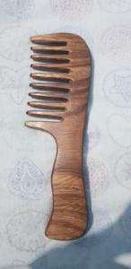 Peigne à barbe en bois classique professionnel à succès, design à long manche, logo personnalisé, marque Madhav Metals - Prix bas, utilisation à domicile - Product Image 5