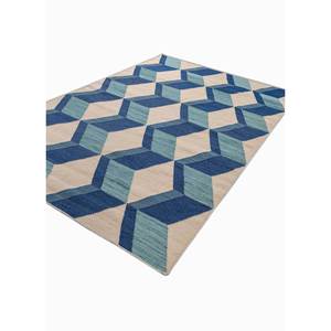 Alfombras de Lana Tejidas Planas Alhambra Ivory, Alfombras Rectangulares Geométricas Hechas a Mano de Yute para el Hogar, Sala de Estar, Dormitorio, Pasillo - Modelo ADWL-13128 - Product Image 2