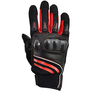 Gants de moto en cuir véritable, gants de moto/sport pour hommes, gants de protection pour motards de rue, gants de course - Product Image 2