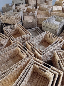 Cesta de Jacinto de Agua Tejida para Almacenamiento y Arreglos Decorativos, Pedidos al por Mayor con Ventaja de Precio - Product Image 4