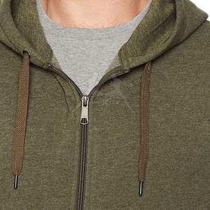 Zip Front <b>Hoodie</b> With Lightweight Fabric And Relaxed Fit Lightweight Zipper <b>Hoodie</b> With Soft Interior And Durable Stitching - Product Image 5