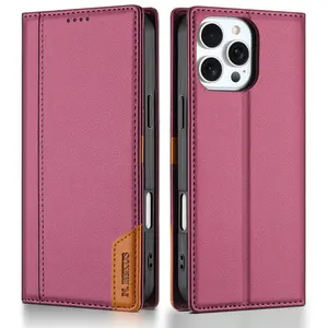 เคสกระเป๋าสตางค์หนังเทียมสไตล์ Ins สำหรับ iPhone 17 Air 16e 16 15 14 13 12 11 Pro Max X XS XR 8 7 Plus SE 2020 2022 สำหรับผู้หญิงผู้ชาย - Product Image 1