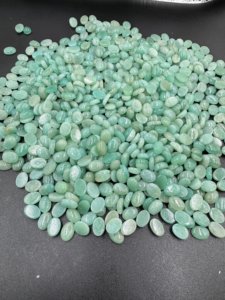 พลอยอเมซอนแบบหลวมใช้สำหรับทำเครื่องประดับอัญมณีแอมะซอไนต์ธรรมชาติจากโรงงานโดยตรง - Product Image 4