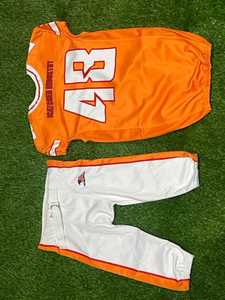 ชุดกีฬาอเมริกันฟุตบอลพร้อมแผ่นรองไหล่พิมพ์โลโก้ได้ตามต้องการ - Product Image 6