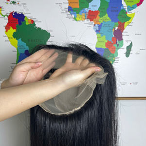 Perruque en cheveux humains de qualité supérieure 2025, cuticules alignées, lisse, perruque en dentelle complète, cheveux blonds, couleur naturelle, extensions de cheveux du Vietnam - Product Image 2