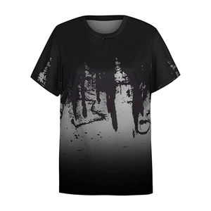 Conjuntos de camisetas de alta calidad para hombre, deportes de verano de manga corta/conjuntos gemelos estampados ajustados con logotipo personalizado, conjunto transpirable de algodón - Product Image 5