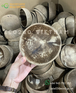 Proveedor de fábrica Eco2go Vietnam Tazón de cáscara de coco ecológico Tazones lacados con logotipo personalizado Precio sostenible y barato - Product Image 6