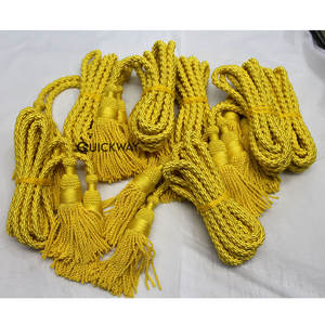 Suministro de fábrica de alta calidad, cordón Stewart Bugle ceremonial decorativo de seda para banda - Product Image 4