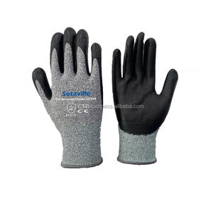 Gants de sécurité gris les plus vendus résistants aux coupures et antidérapants à l'abrasion résistants à la chaleur de niveau 3 fabriqués au Vietnam - Product Image 5