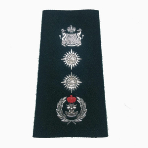 Ensemble d'épaulettes brodées à la main Épaulettes pour hommes Épaulettes tactiques personnalisées Insignes d'épaulettes uniformes d'officier ronpex - Product Image 5