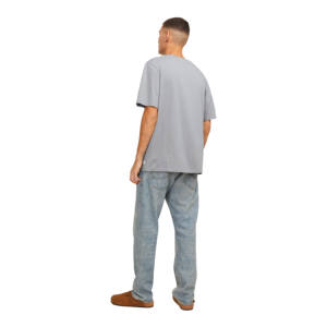 Ensemble 100% coton pour hommes T-shirt uni lourd de 300g et taille XL décontractée personnalisée avec design et logo personnalisés - Product Image 3