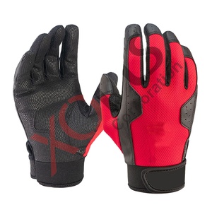 Custom Adult Left Snap Closure Baseball Softball Batting Gloves Leather Training XXL - Product Image 1