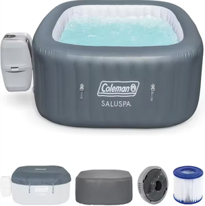 OFFERTA SPECIALE: Vasca Idromassaggio Gonfiabile Portatile Miami AirJet per 4 Persone con Sistema di Massaggio AirJet Rilassante - Product Image 1