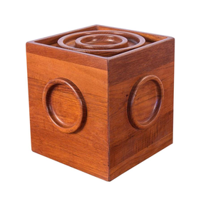 Bán buôn mới nhất bằng gỗ & thép không gỉ Xô đá với nắp thanh Nguồn cung cấp rượu vang Xô đá - Product Image 6