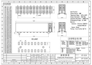 ขั้วต่อแบบแบนสองแถวสำหรับผู้หญิงขนาด2.54มม. ffc/fpc ขั้วต่อแบบยืดหยุ่นพร้อมขาผลิตในเวียดนามผู้จำหน่ายในเวียดนาม - Product Image 2
