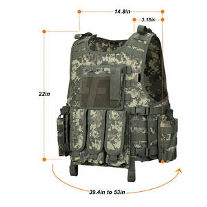 Nueva llegada Venta caliente Chaleco táctico Ropa al aire libre Chaleco táctico Venta en línea Chaleco táctico único - Product Image 4