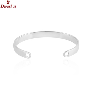 Bracelets manchette unis en argent sterling 925 de style vintage tendance unisexe bijoux pour femmes accessoires pour hommes - Product Image 3