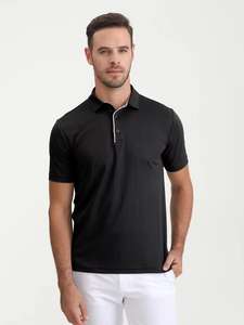 เสื้อเชิ้ตผู้ชายคุณภาพดีที่สุด OEM สกรีนโลโก้ตามสั่ง ผ้าฝ้าย 100% ดีไซน์กระเป๋าเสื้อแบบเรียบง่าย แขนสั้น สไตล์ไฮสตรีท - Product Image 2