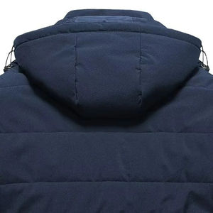 Haute Qualité Léger Puffer Veste D'hiver Personnalisable Toile Respirant Fermeture Éclair Coupe-Vent Col Montant À La Mode En Plein Air - Product Image 5