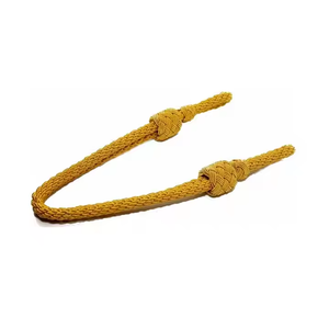 Cable de tapa de alambre dorado de fábrica, alambre metálico y cordón de sombrero de seda, barbijo ceremonial para gorra con visera y viseras de sombrero - Product Image 1