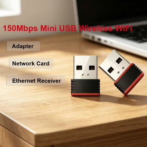 IFA03 ดองเกิล Wi-Fi 150Mbps มินิไวไฟ อะแดปเตอร์ USB การ์ดเครือข่ายไร้สาย ดองเกิล LAN สำหรับแล็ปท็อป ตัวรับสัญญาณอีเธอร์เน็ต เสาอากาศ Wi-Fi - Product Image 3