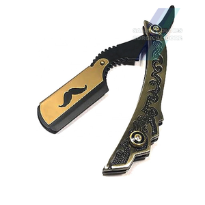 Tốt bán chuyên nghiệp giá rẻ chất lượng thép không gỉ cạo đường cong Handel Thợ Cắt Tóc Dao Cạo bán chạy nhất - Product Image 3