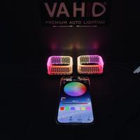 Coque universelle en acrylique RGB pour Angel Eye, clignotant dynamique, anneau lumineux projecteur haute intensité, réglage intelligent via application