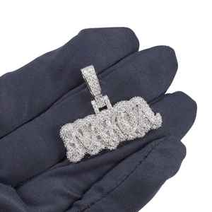 จี้ห้อยคอ NAKOA สลักชื่อตามสั่ง ชุบทอง 14K ประดับโมอิสซาไนต์ - Product Image 6