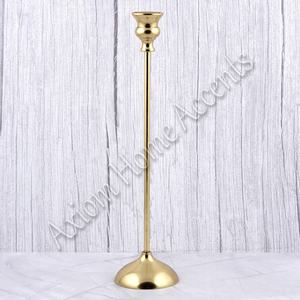 Échantillon gratuit Bougeoir en métal de luxe moderne Pot de lanterne plaqué or personnalisé Nouveau design pour les présentoirs de bougies élégants - Product Image 3