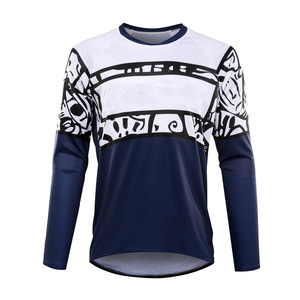 Vente en gros de chemises de moto de course à séchage rapide pour hommes avec design personnalisé sublimé maillot de motocross - Product Image 1