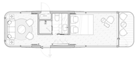 Capsule spatiale S75, maison préfabriquée, pod de glamping pour hôtel, camping, chalet