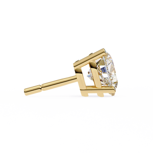 Hermosos Pendientes de Oro de 18K con Diamante Cultivado en Laboratorio, Pendientes de Diamantes Premium - Product Image 3