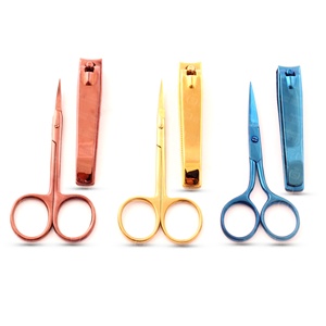 Tijeras portátiles para manicura, cortaúñas, pinza curva de acero inoxidable para dedos, resistente al óxido, apertura de mandíbula ancha profesional - Product Image 3