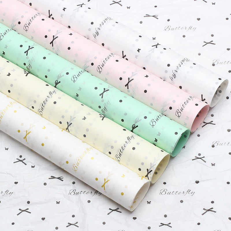 High Quality Eco Friendly Custom Tissue Wrapping Paper Packaging 17Gsm Tissue Paper With Logo for Clothing