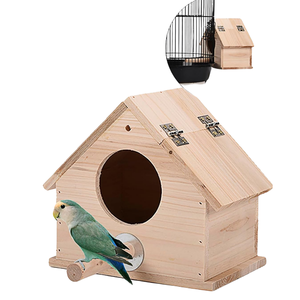 Boîte d'élevage de perroquets en bois Nids d'oiseaux Maison de perroquets Boîte d'élevage en bois-Meubles de luxe en bois pour animaux de compagnie du Vietnam - Product Image 3