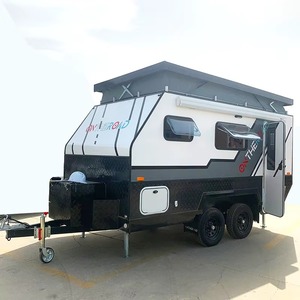 Remolque de Caravana de Viaje de Lujo Personalizado, Tipo Lágrima, Todoterreno, de Acero Inoxidable, Ajustable, con Emisión Euro 6, en Venta - Product Image 1