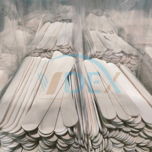 Médical-abaisse-langue 6 pouces boîte abaisse-langue bâtons d'épilation en bois, bâtonnets pour cheveux et ongles pinces en bois de bouleau - Product Image 2