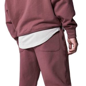 Ensemble survêtement décontracté et tendance pour homme avec impression de logo en stock – Pantalon de jogging et sweat à capuche amples pour l'entraînement en extérieur - Product Image 3