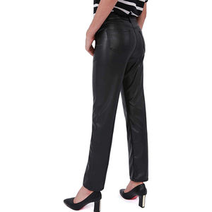 Pantalones de cuero para mujer con diseño de moda ajuste flexible y estilo atemporal que combina con cualquier armario transpirable - Product Image 2